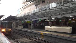JR West 223-2000 Series (Hitachi IGBT-VVVF) - Arriving Osaka Station EB JR西日本223-2000系電車 日立IGBT