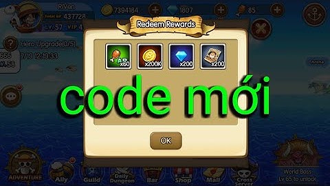 Kho báu huyền thoại- bản eng ... code mới nhất trong tuần