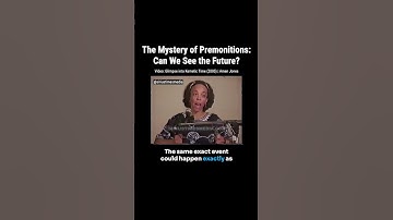 Premonitions- can we see the future? #amenjones #metaphysics #siriustimes #shorts