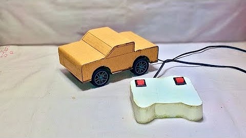 How to make a remote control without dc motor RC car 