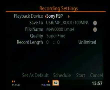 Neuros OSD Interfaccia