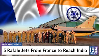 5 Rafale Jets From France to Reach India