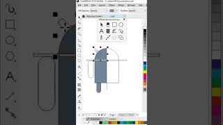 make Android logo #shorts   CorelDraw logo tutorial