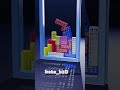 Tetris Softbody Mesh / Blender Animation 199 #softbody #games #tetris #gaming #animation #puzzle