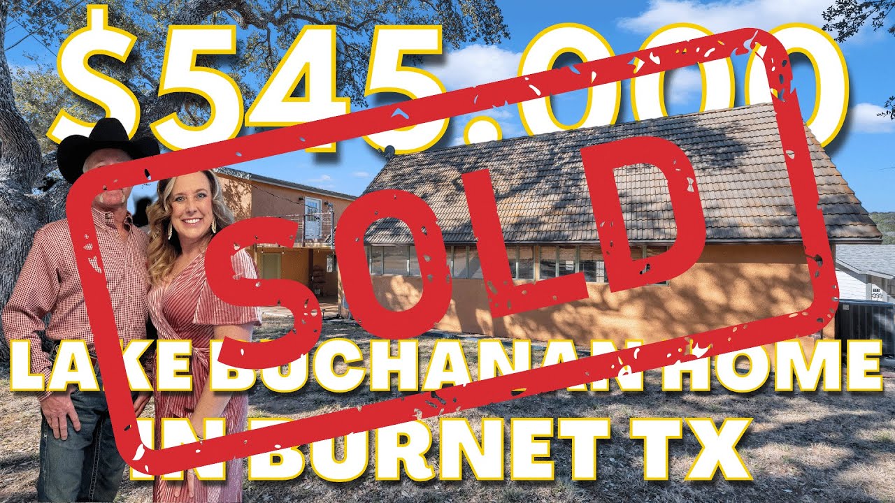 [SOLD] VISIT THIS 545,000 LAKE BUCHANAN HOUSE IN TEXAS