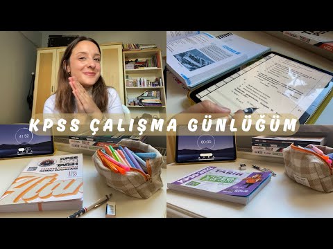 KPSS Çalışma Günlüğüm 40 🫧 | Osmanlı tarihi bitti, koçluk düşüncelerim.. #kpss #kpss2024 #studyvlog