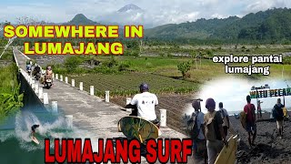 EXPLORE POINT SURF PANTAI LUMAJANG #surfingindonesia#surfingworld