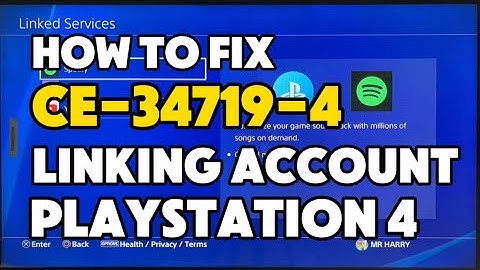How To Fix PS4 CE-34719-4 Your Account network having Issues