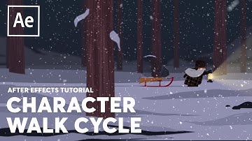 Simple Character Walk Cycle - After Effects Tutorial