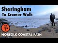 Sheringham To Cromer Walk On The Norfolk Coastal Path.