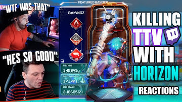 #1 Horizon in Apex Legends Killing STREAMERS with HILARIOUS Reactions...