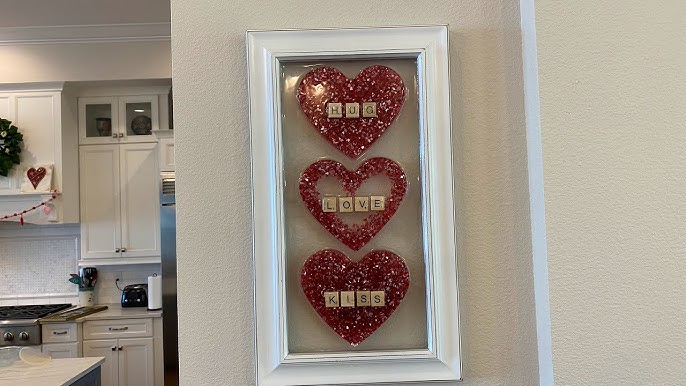 Valentine's Day Decor Dollar Tree Craft Heart - Craft Klatch