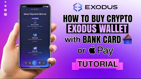How to BUY crypto on EXODUS wallet using Bank Card or Apple Pay | App Tutorial