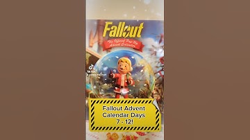 Fallout Advent Calendar, days 7-12! #fallout #adventcalendar #vaultboy #bethesda #xmas #christmas