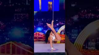 Сексуальна гімнастка з пілоном ❤️‍🔥 | #УкраїнаМаєТалант #UkrainesGotTalent #gymnasts