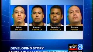 4 arrested in Holland gang crackdown