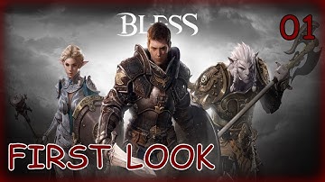 BLESS ONLINE Gameplay Walkthrough FIRST LOOK Paladin Healer (No Commentary) Part 1