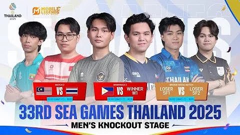 🔴 LIVE | SEA Games 33rd | Men's Knockout Stage Day 3 [MLBB]