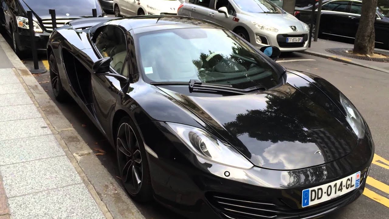 McLaren MP4-12C Full Black !!! - YouTube