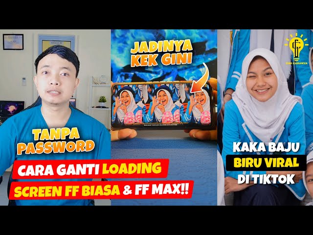 TANPA PASSWORD‼️ LOADING SCREEN FREE FIRE BIASA & FREE FIRE MAX MBA BAJU BIRU VIRAL DI TIKTOK🔥 class=