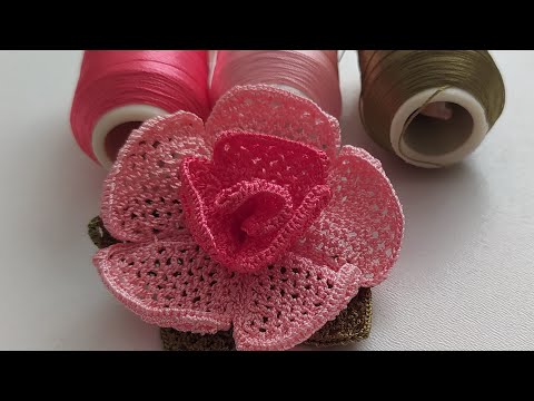 FARKLI TARZ ÇİÇEK MODELİ/ crochet/ knitting/ flower