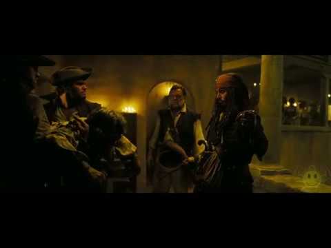 Pirates of the Caribbean- Tortuga fight scene 4K video