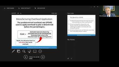 MBA 603 Chapter 2 Job Order Costing PPT