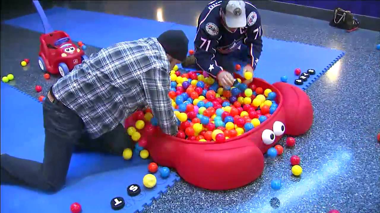 Two Dads Compete To Win A Step2 WonderBall Fun House YouTube