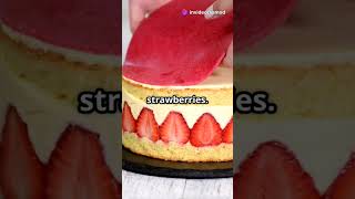 Strawberry Shortcake in Minutes! 🍰✨ No Oven Needed! #EasyDessert #ASMR #healthyeating