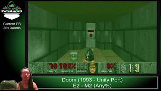 Doom93 (Unity Switch) E2 M2 (Any%) 19s540ms