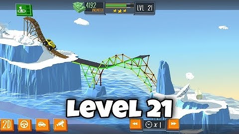 BUILD A BRIDGE LEVEL 21 (3 STAR)