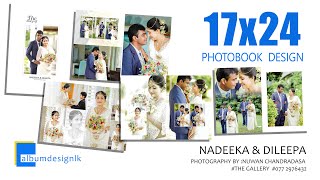 17x24 - Magazine album design #albumdesignlk #photoediting  #weddingphotography #weddingphoto