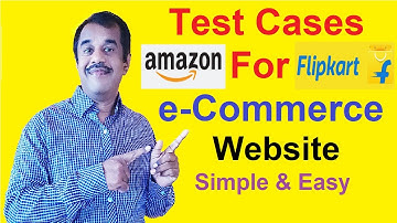 Test Cases For eCommerce website | amazon | flipkart | how to write manual test cases | testingshala