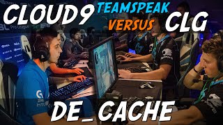 CS:GO - Cloud9 [teamspeak] vs CLG (cache) @ ESL ESEA Pro League Finals