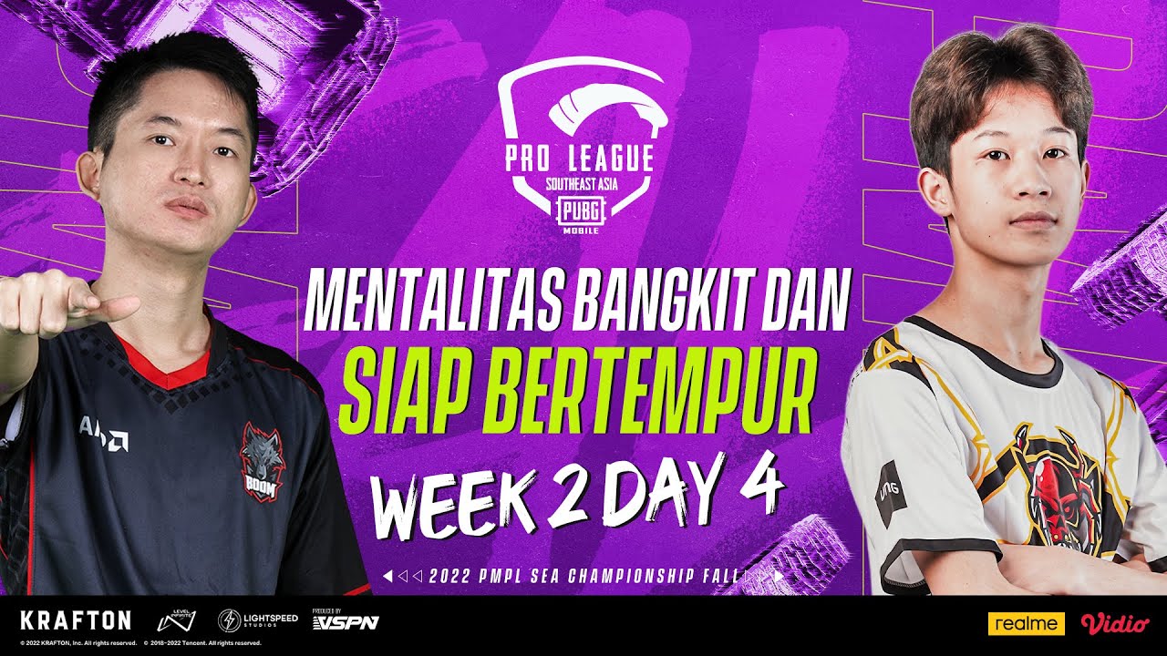 [ID] 2022 PMPL South East Asia Championship W2D4 | Fall | MENTALITAS BANGKIT DAN SIAP BERTEMPUR