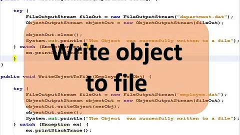 Lập trình Java - Ghi object vào trong file txt và đọc object ra