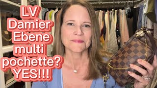 Louis Vuitton Damier Ebene Multi Pochette Accessoires - How it works plus  what's in my bag!!! 