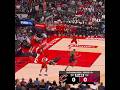 Jarrett Allen HITS THE GROUND hard after a reverse dunk Cavaliers vs Raptors #shorts #nba #raptors