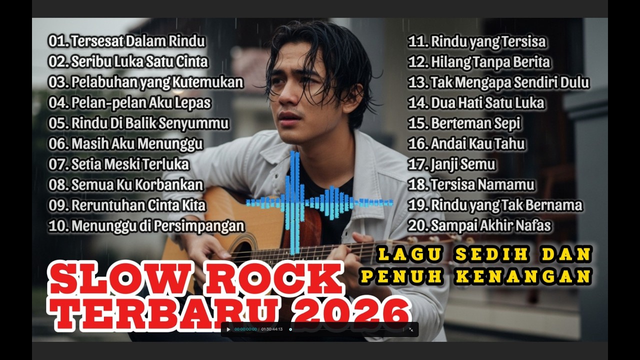 LAGU SLOW ROCK MELAYU TERBARU 2026/Paling Sedih Menyayat Hati/ Slow Melayu/🎶Tersesat Dalam Rindu