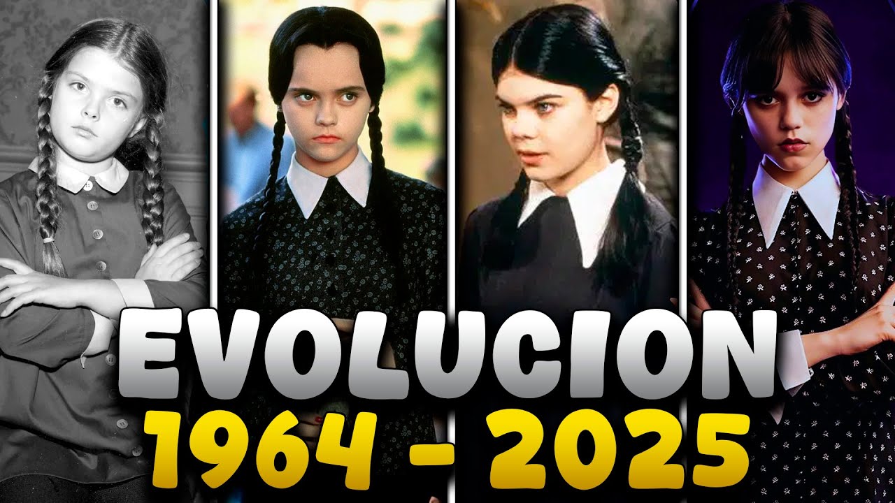 La EVOLUCIÓN de MERLINA ADDAMS (1964–2025)