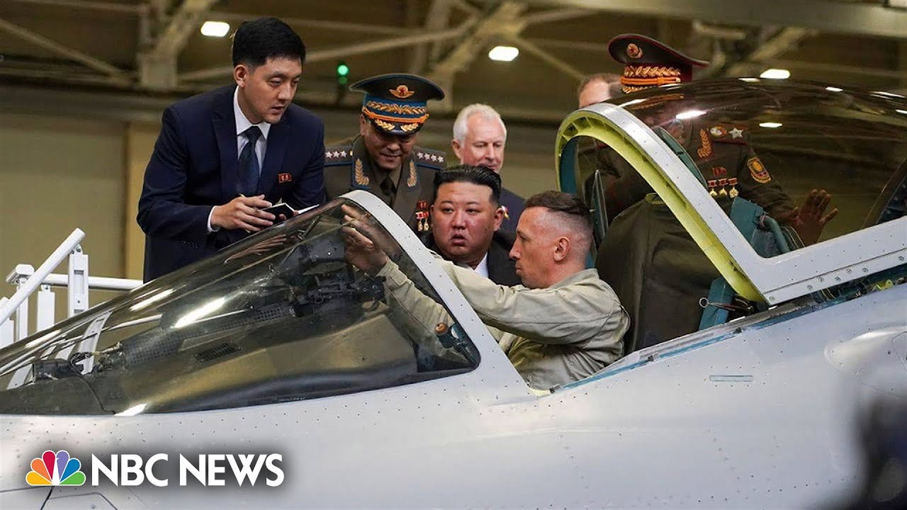 North Korea’s Kim tours aviation plant in Russia’s Far East