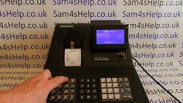 Sam4S Till Programming NR-500 PLU Button Set Up NR510R / NR520R / NR-510 / NR-520 Cash Registers