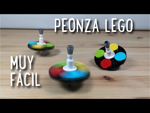 COMO HACER UNA PEONZA CON PIEZAS DE LEGO