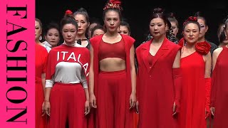 #Fashion #Runway #Chinafashionweek 摩登银龄人圆梦时装周 “时尚自由”再继续  意大莱·Marina Matskevich Ss2024 中国国际时装周