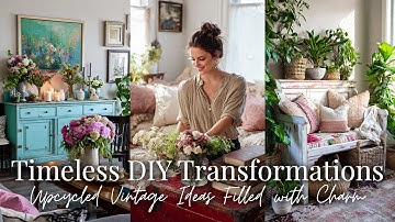 Repurposed Farmhouse DIY Projects | Cozy Vintage Decor Ideas 2025
