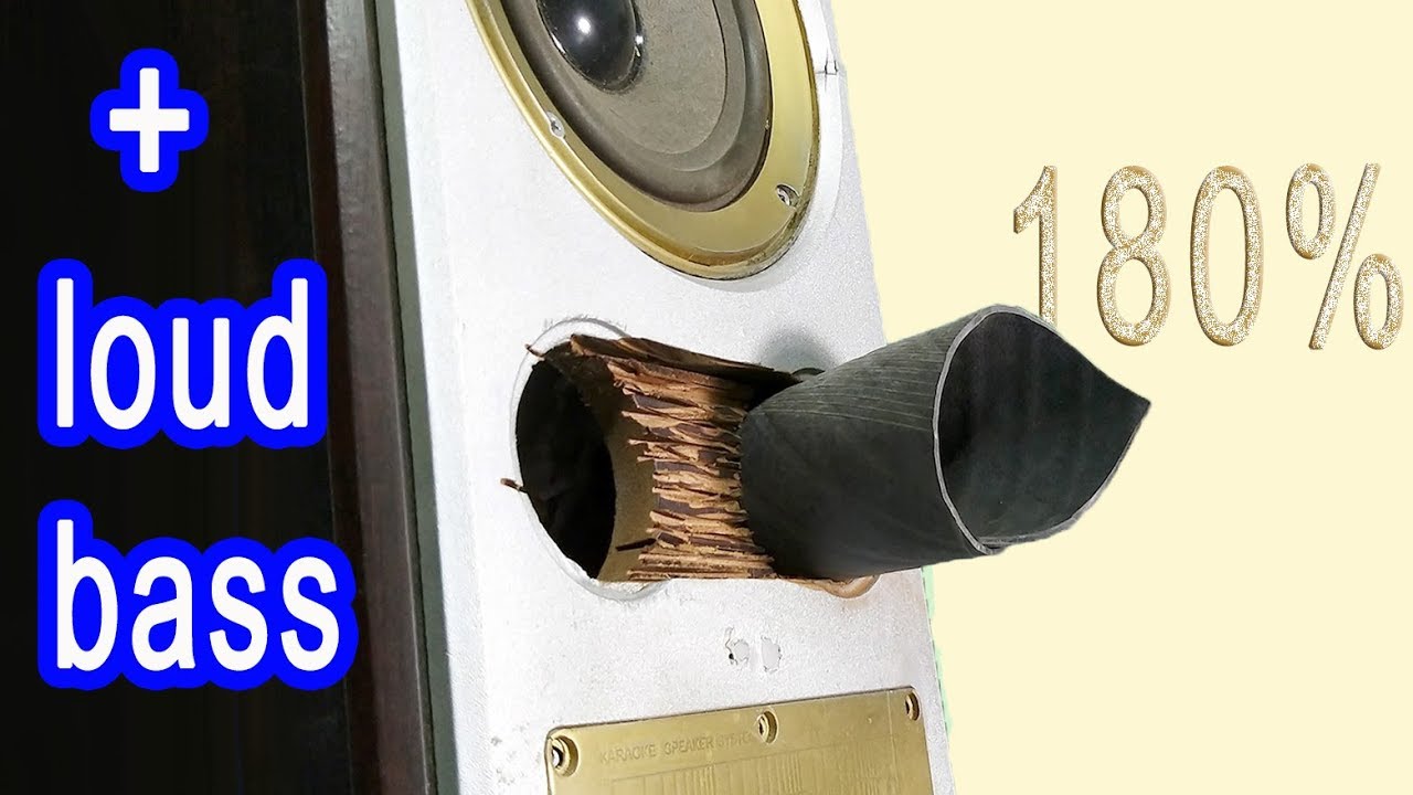 How To Make The Speaker Louder, High Bass With Resonant Speaker Box Design