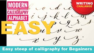 Easy to learn Modern Calligraphy #moderncalligraphy #calligraphy