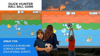 Duck Hunter | interactive wall projector game from LUMOplay screenshot 5