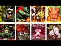 All donkey kong country snes trilogy boss fights  dkc 1 2 3 no damage  all endings