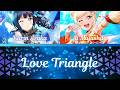 Love Triangle- DiverDiva- [FULL] (ROM/ENG/KAN) [LYRICS + COLOR CODED] Love Live!